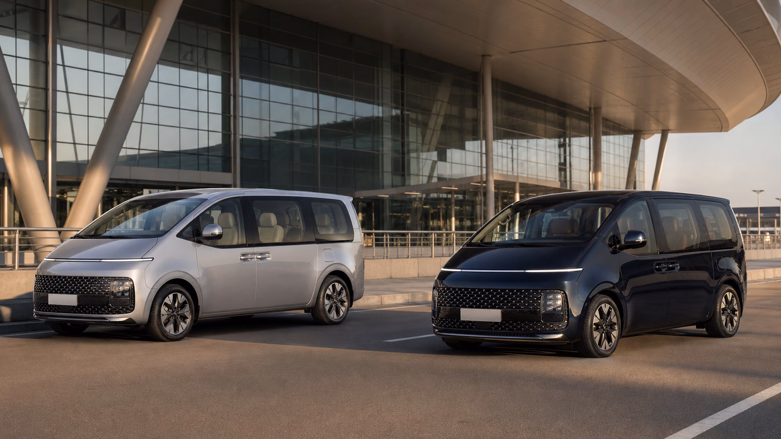 Редакционная иллюстрация к материалу «Hyundai Staria: пассажирские версии и комплектации»