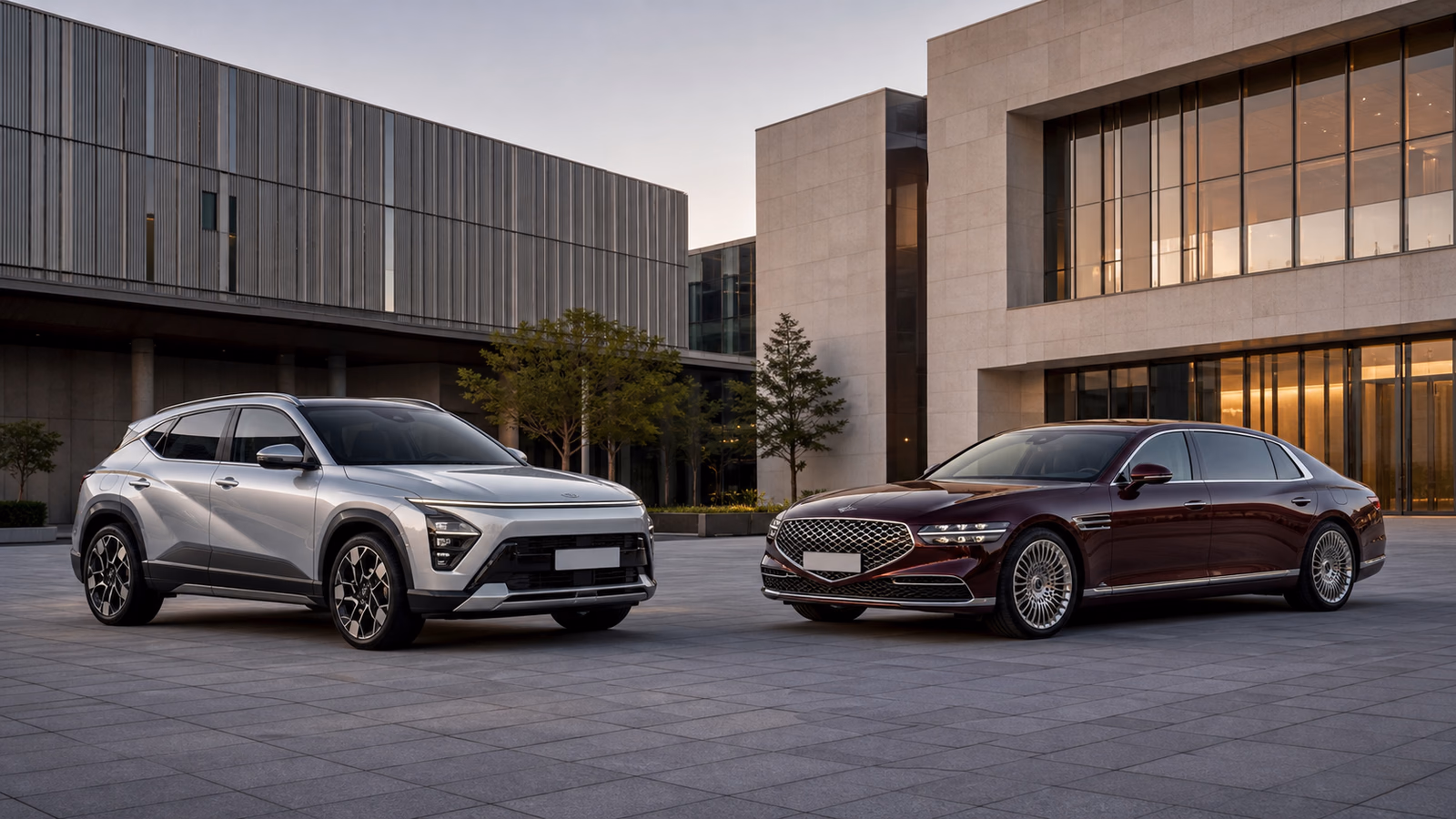 Редакционная иллюстрация к материалу «Hyundai и Genesis: почему один концерн создал два разных бренда»