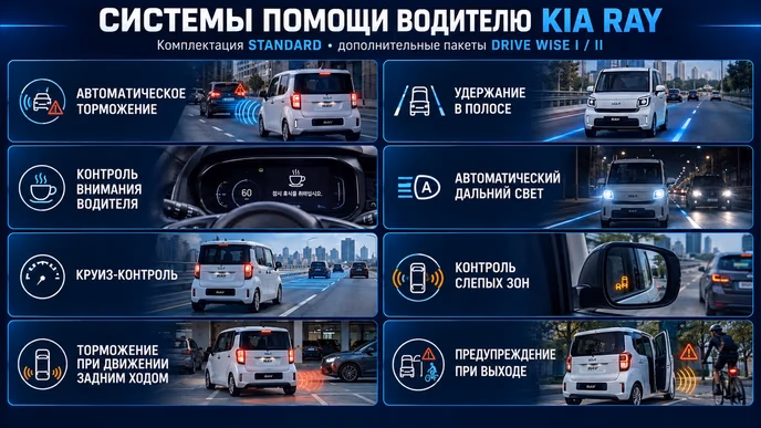 Kia Ray из Кореи: чем Standard, Prestige, Signature и Gravity отличаются на самом деле