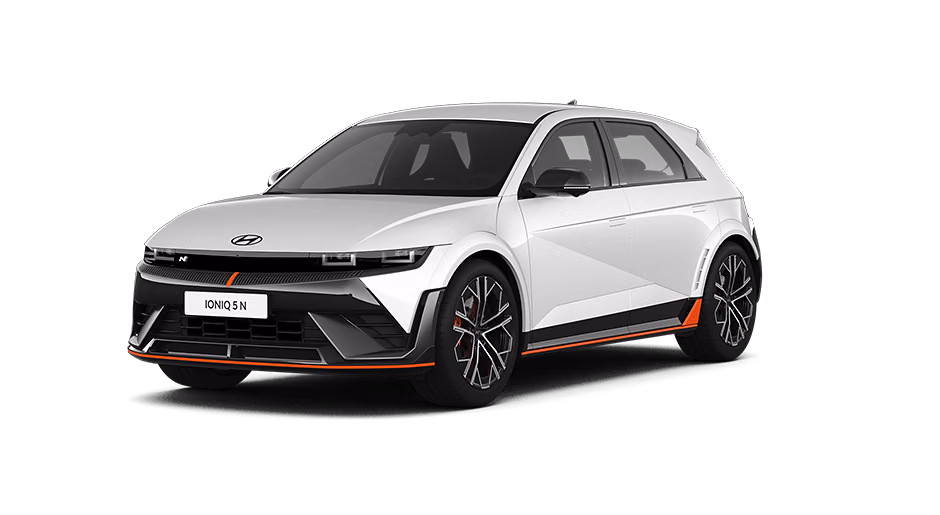 Hyundai Ioniq 5 N, атлас белый