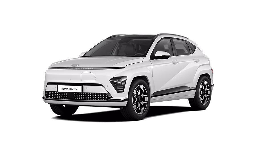 Hyundai Kona Electric, атлас белый
