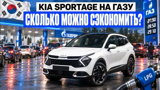 Kia Sportage LPG из Южной Кореи
